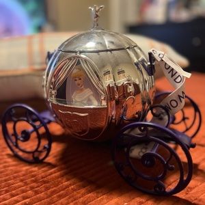 Disney Parks 100 Years of Wonder Cinderella Carriage, Metallic Popcorn Bucket